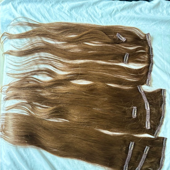 Bellami hair extensions chocolate brown - Picture 4 of 6
